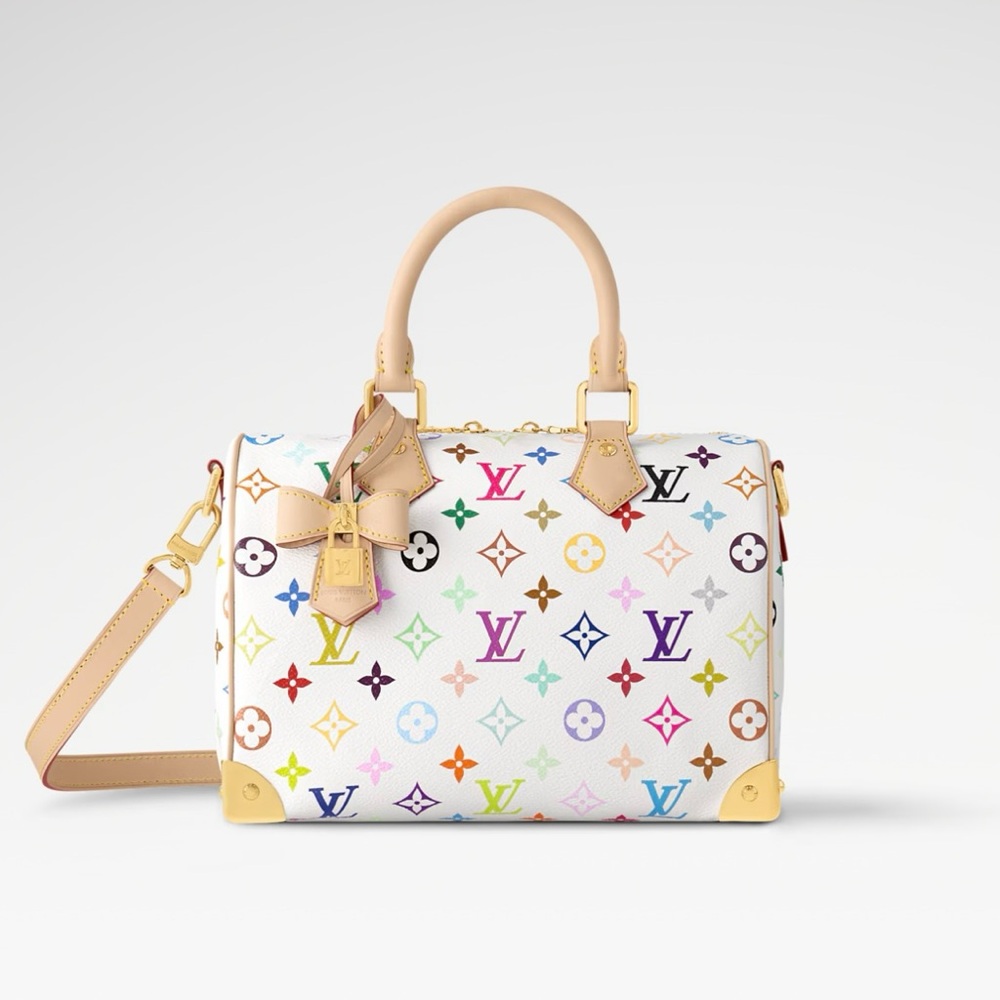 Sold-Louis Vuitton x Murakami Multicolor Bandouliere Speedy 24